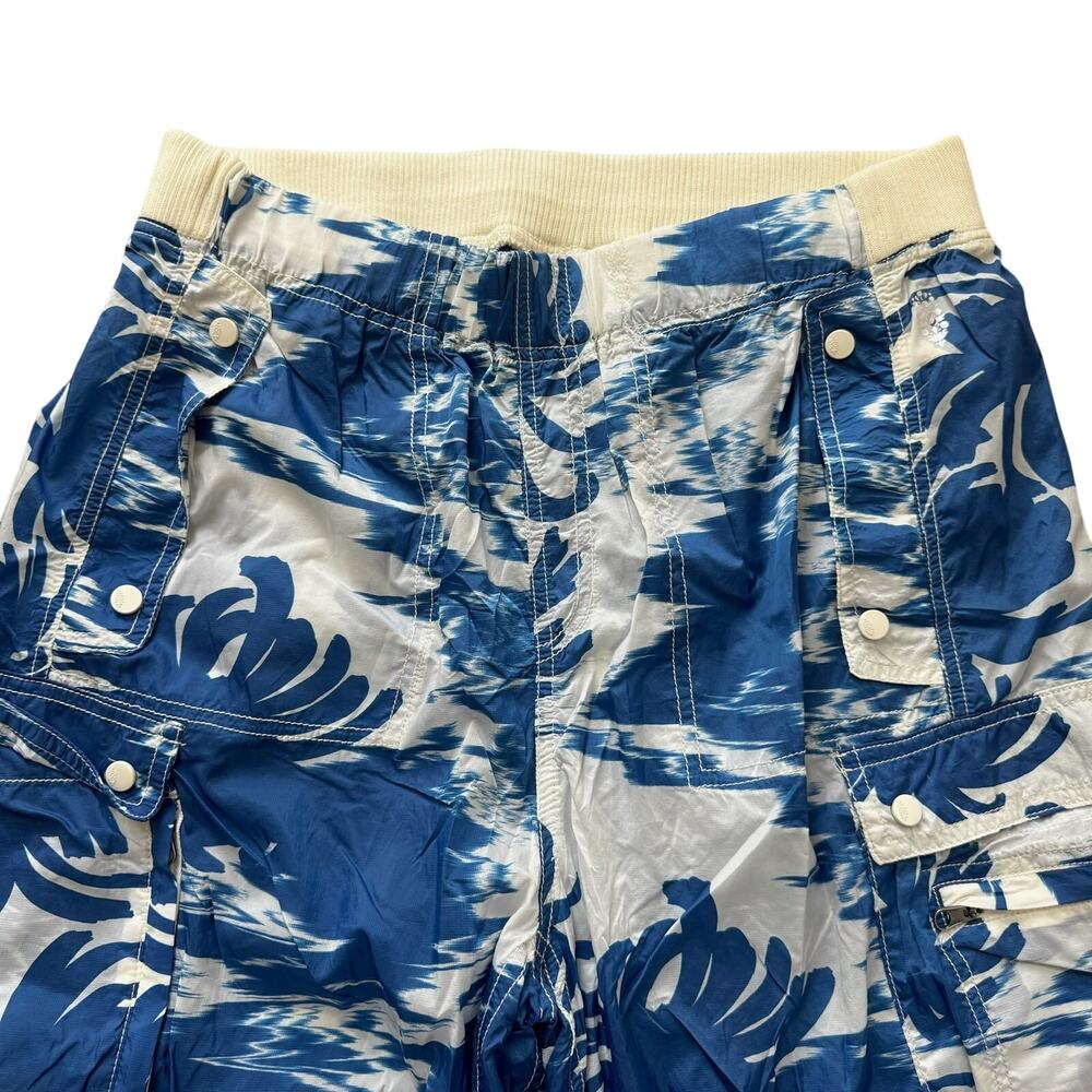 Free People FP Movement Color Burst Hike Pants Floral Blue White Size M - Picture 5 of 8